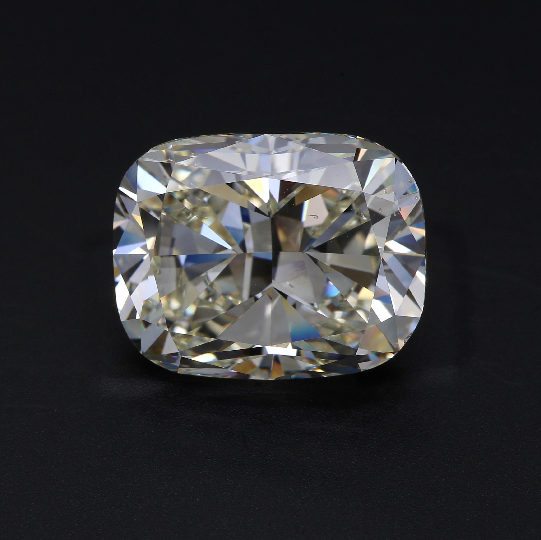 10.02 ct. Cushion Brilliant Diamond L VS2 None GIA