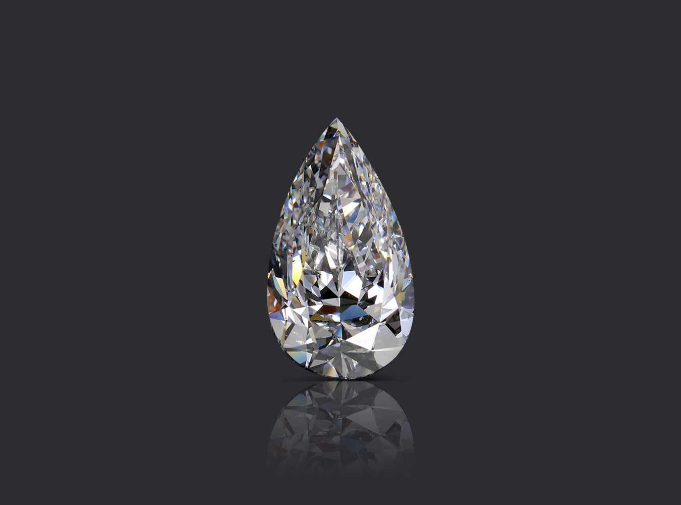 10.02 ct. Pear Shape Diamond D SI2 None GIA
