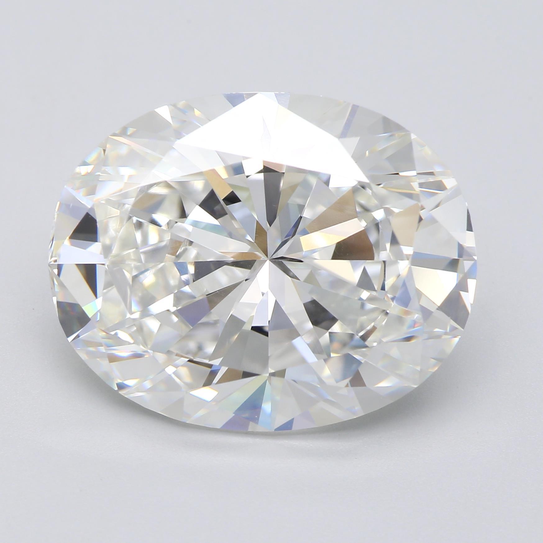 10.02 ct. Oval Diamond F VVS1 Faint GIA