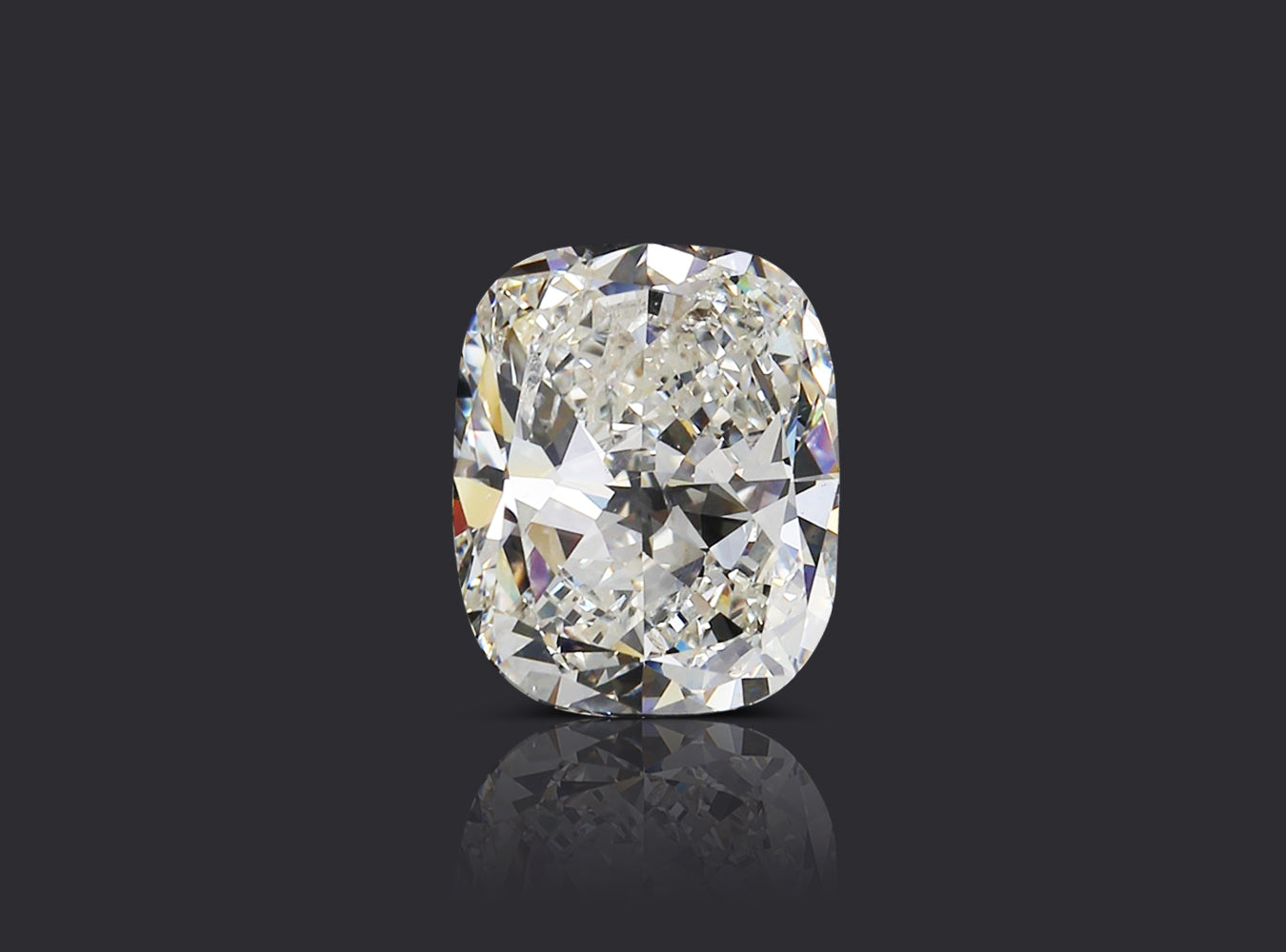 5.01 ct. Cushion Brilliant Diamond I SI2 None GIA