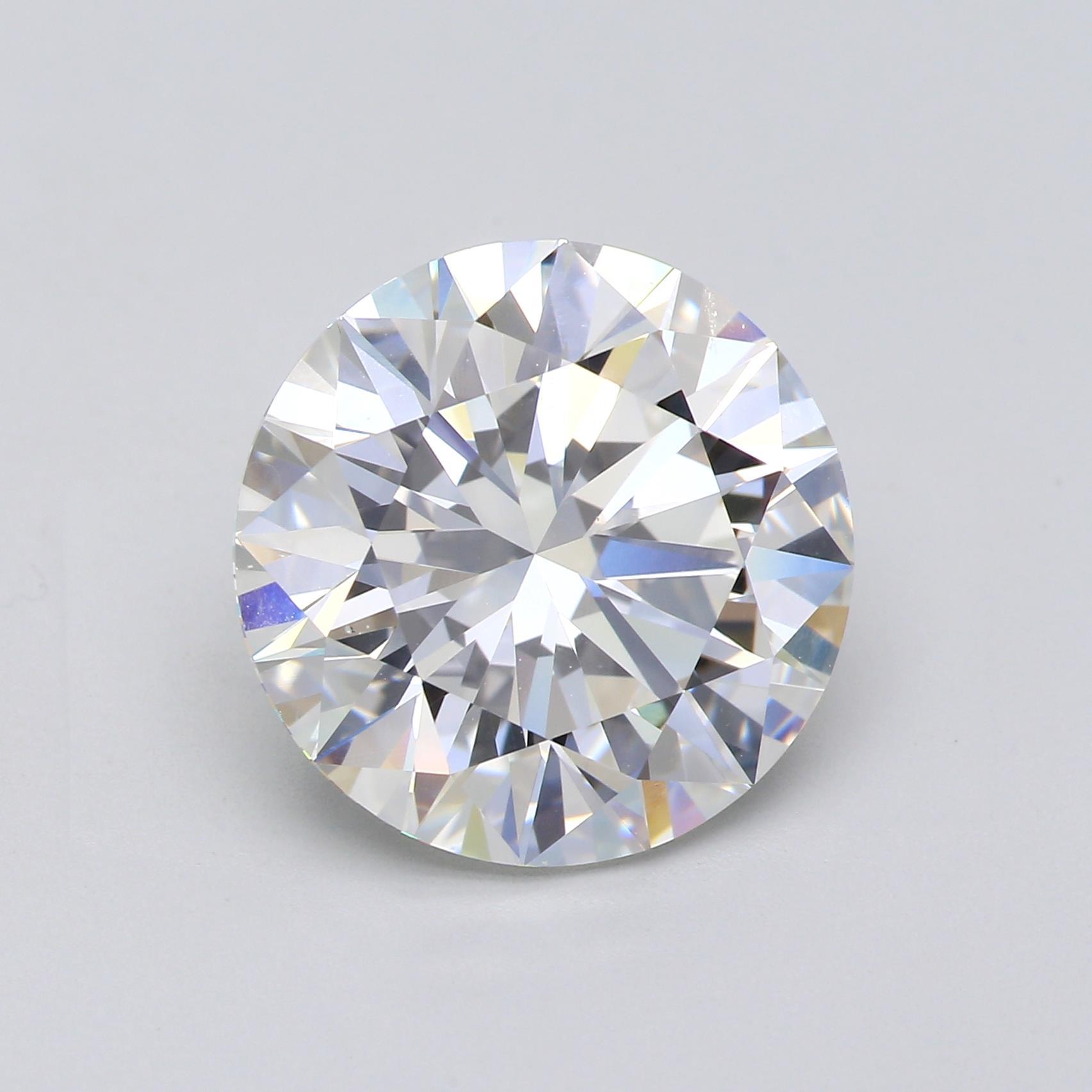 5.14 ct. Round Brilliant Diamond E VS2 EX SB GIA