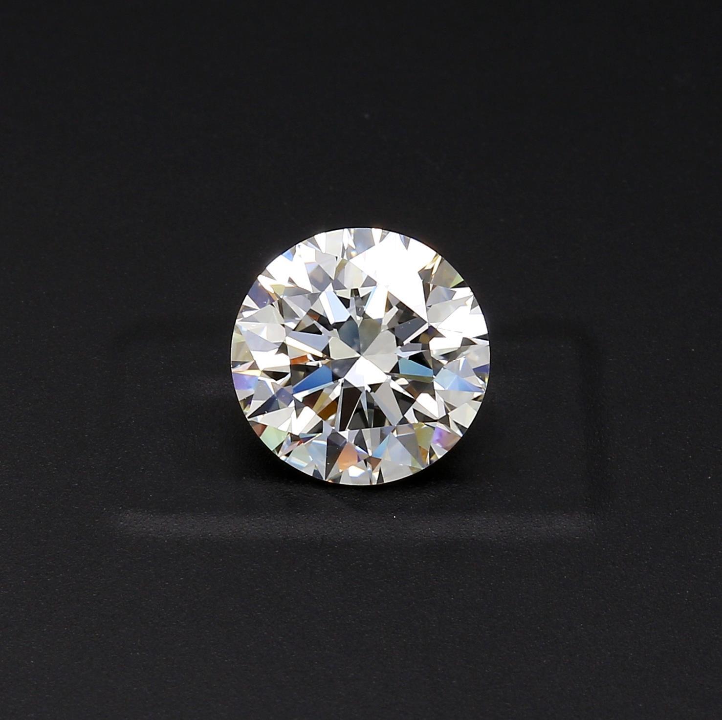 3.01 ct. Round Brilliant Diamond I VS2 EX None GIA