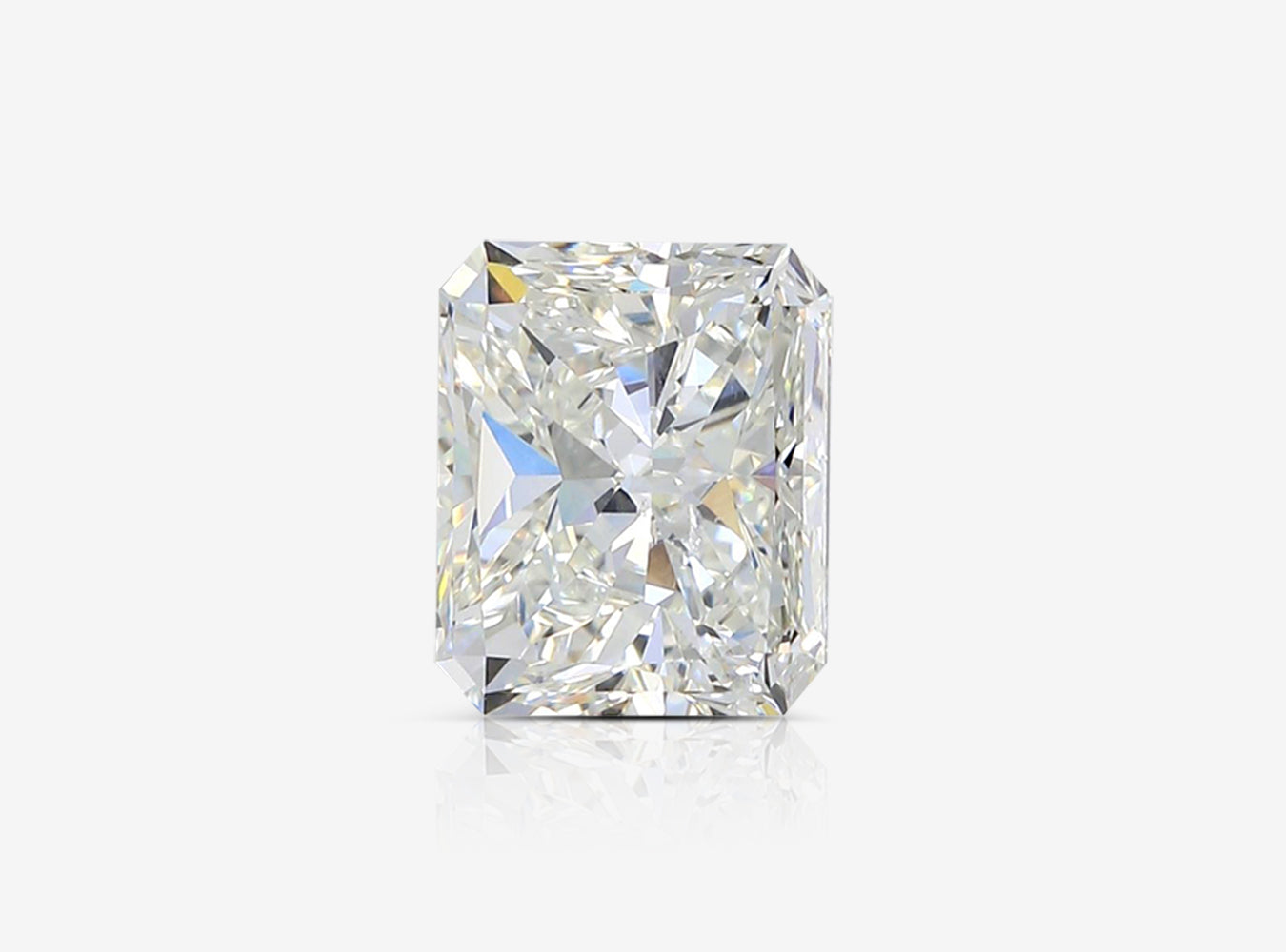4.06 ct. Radiant Diamond I SI1 None GIA