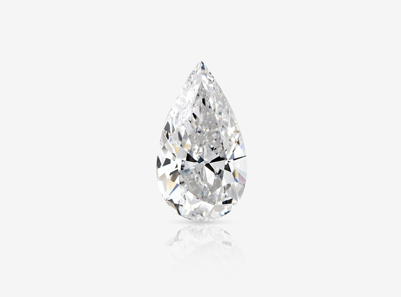 5.01 ct. Pear Shape Diamond D IF None GIA