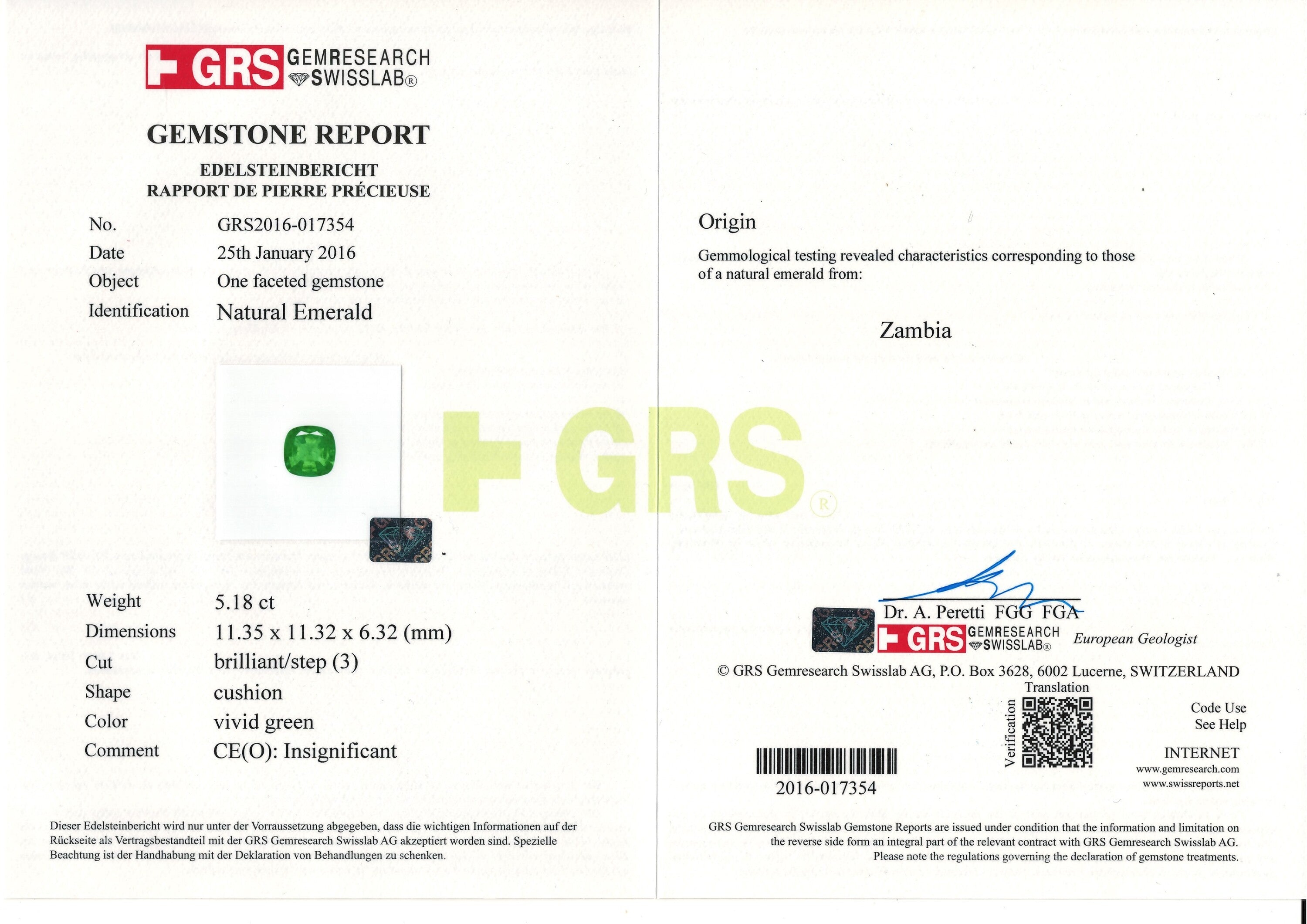 5.18ct Emerald Halo Ring - 6.20ct TW