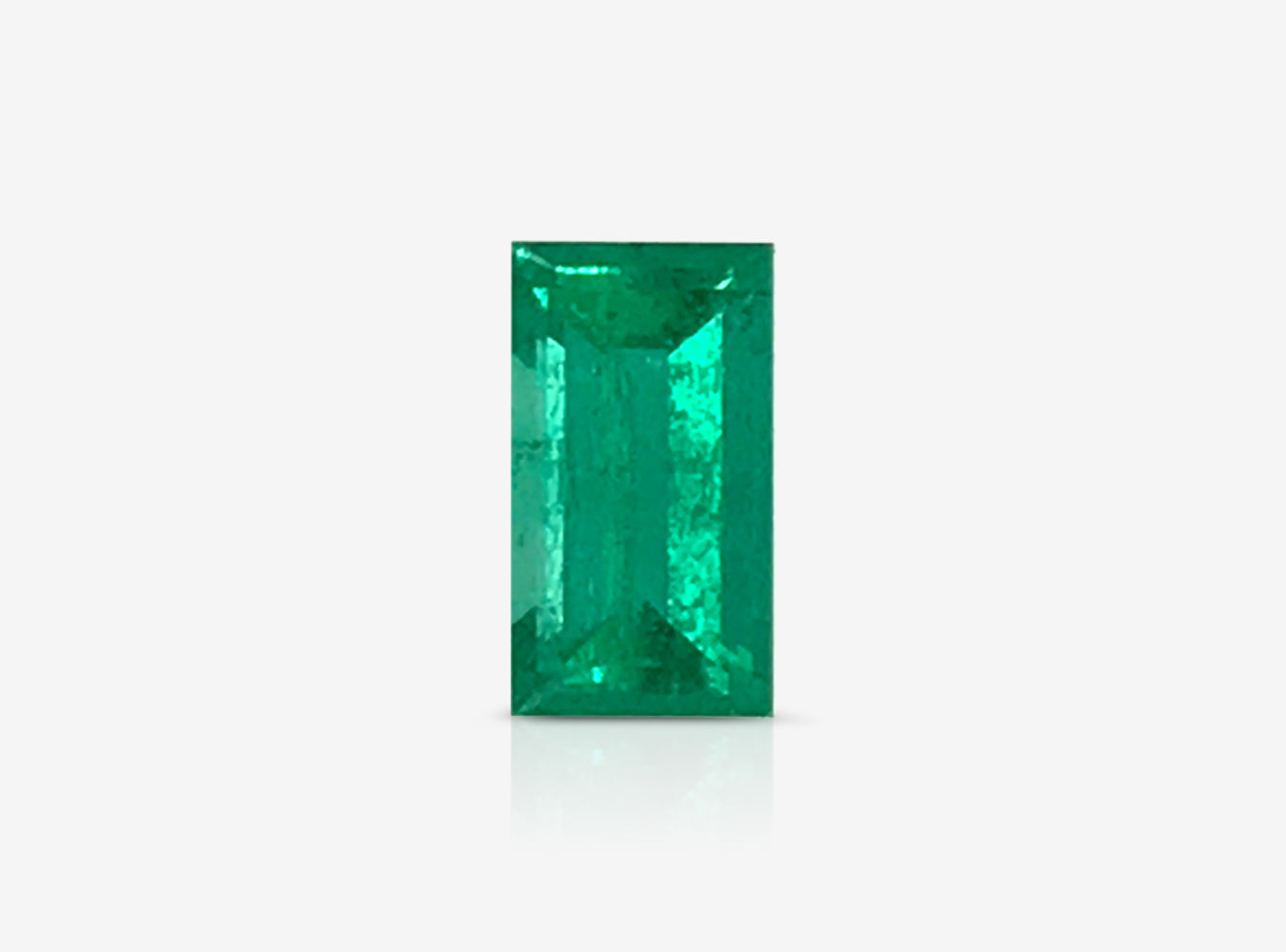 1.92 ct. Baguette Emerald ICA Insignificant