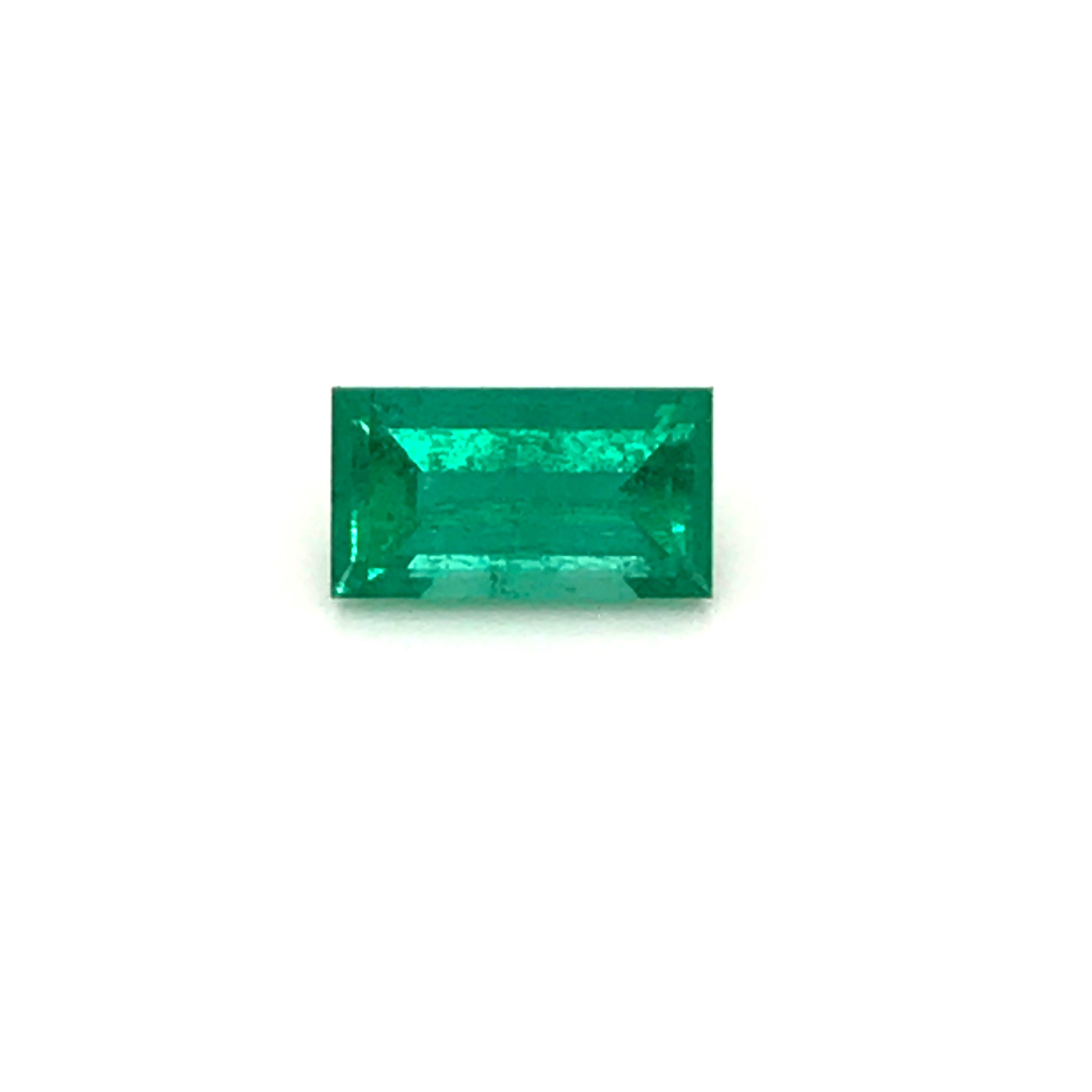 1.92 ct. Baguette Emerald ICA Insignificant