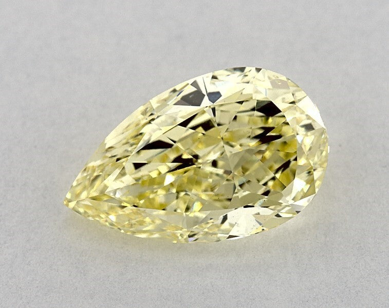 2.01 ct. Pear Shape Intense Yellow SI1 Faint GIA