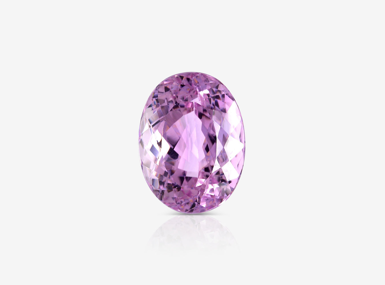 24.21 ct. Oval Kunzite GWLAB