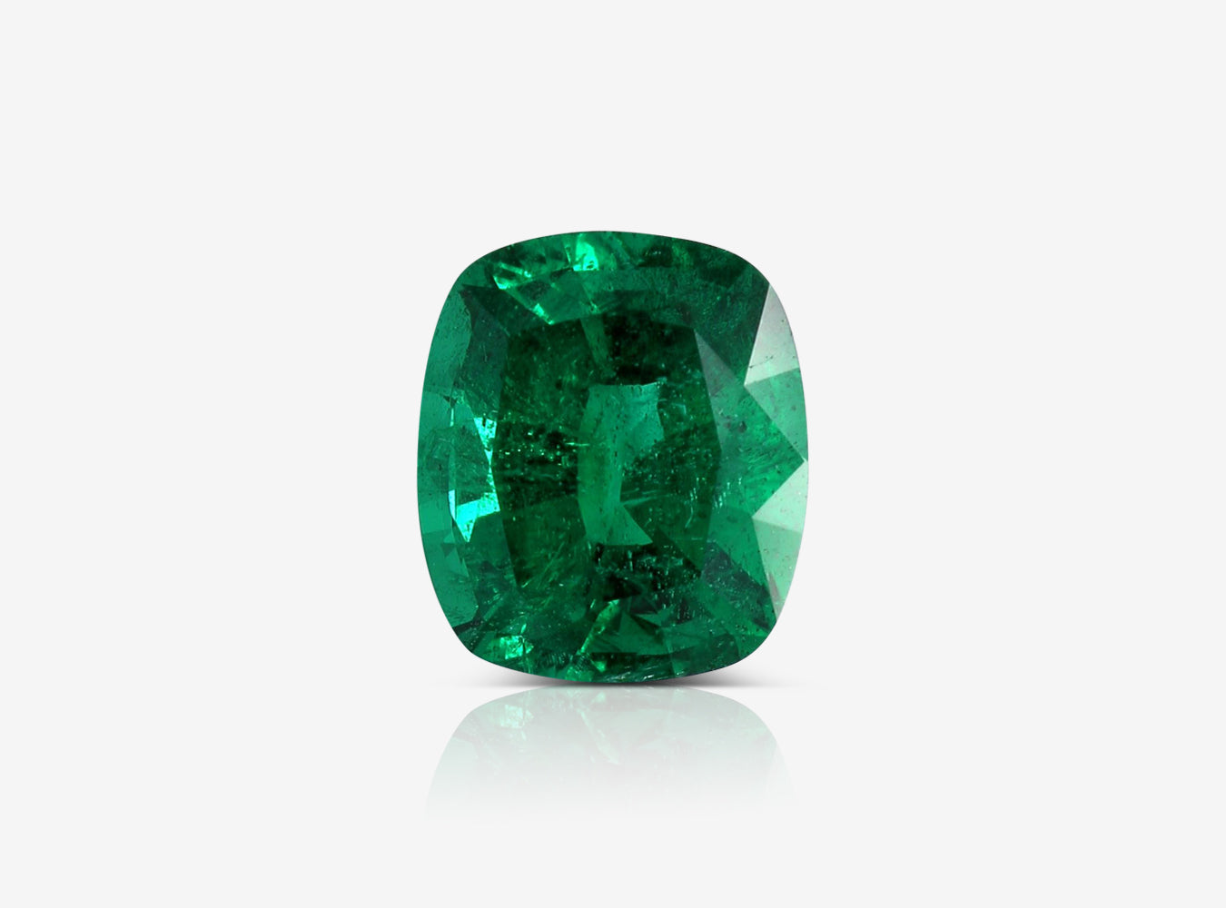 3.12 ct. Cushion Emerald ICA Minor