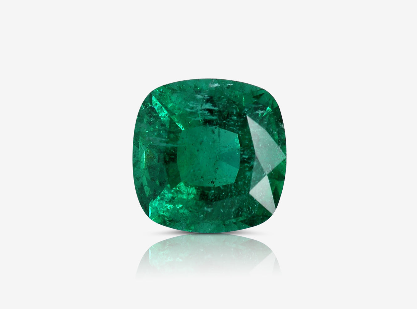 3.33 ct. Cushion Emerald ICA Insignificant