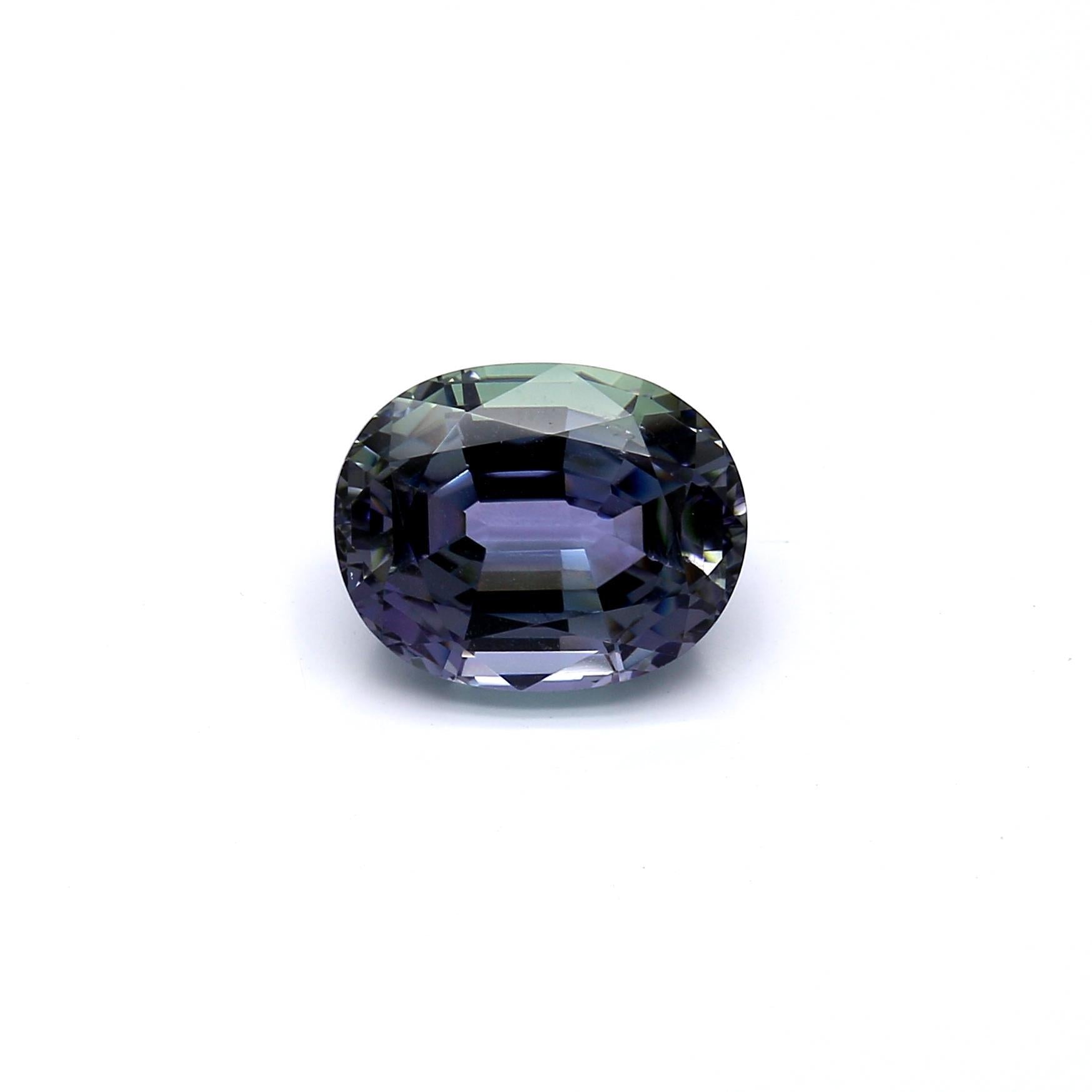 5.31 ct. Oval Tanzanite GWLAB No Heat