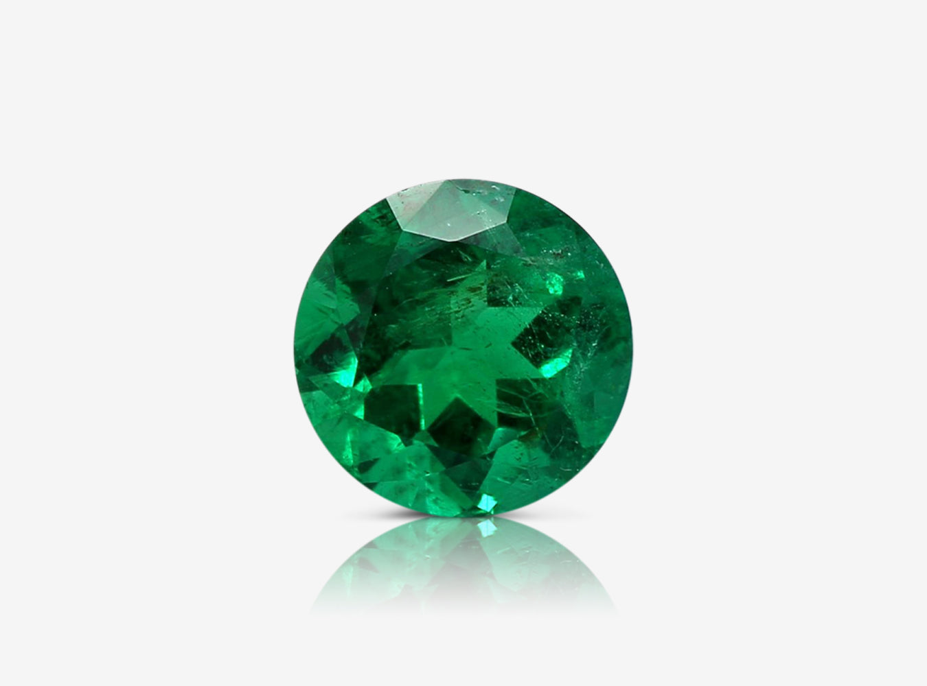 1.26 ct. Round Brilliant Emerald ICA Minor