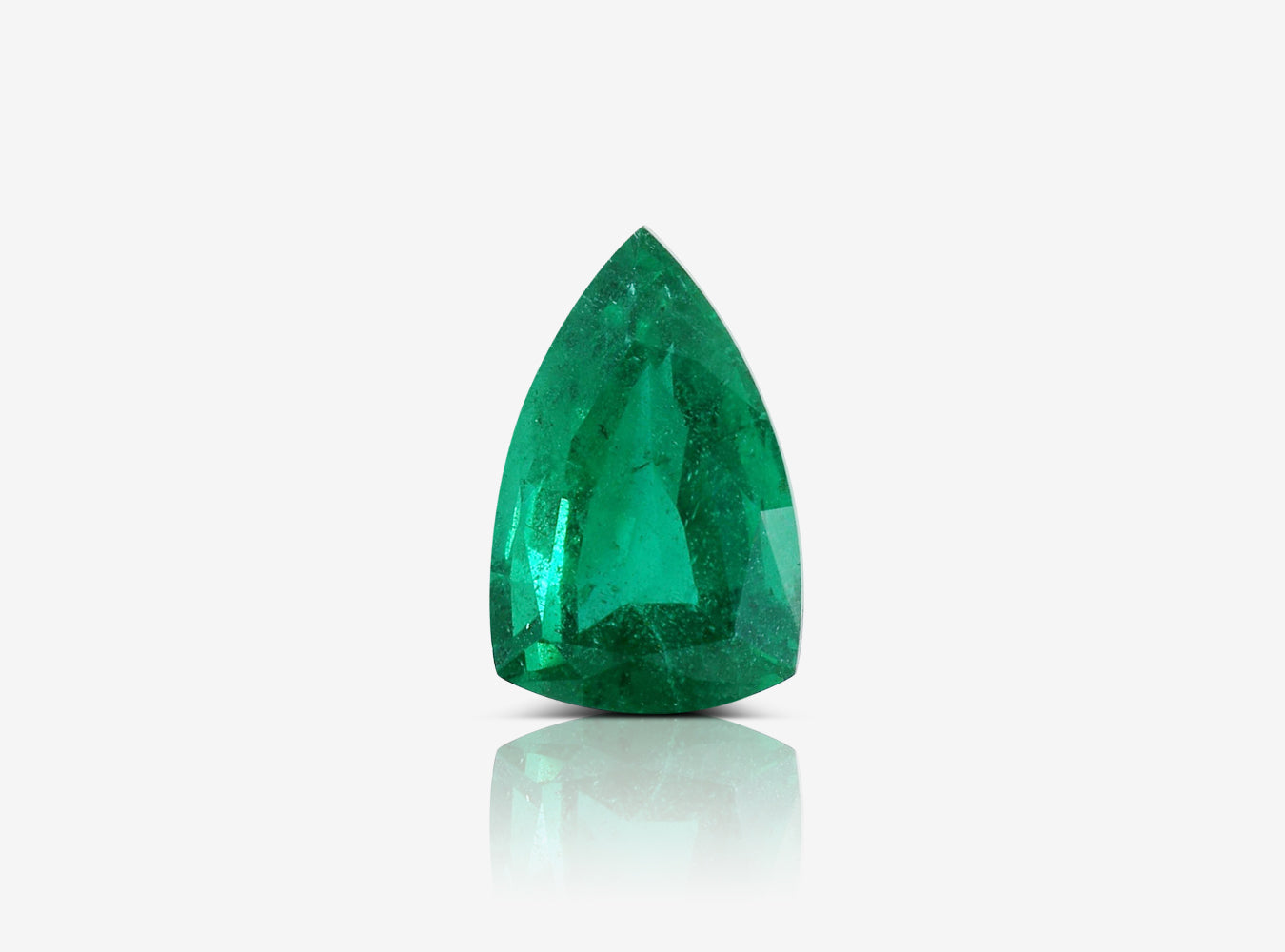 2.22 ct. Triangle Emerald ICA Insignificant