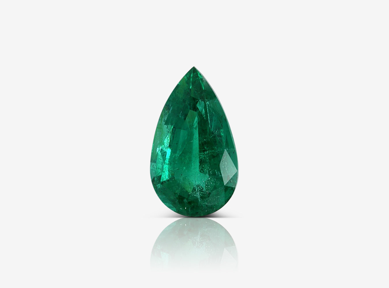 5.01 ct. Pear Shape Emerald GRS Minor