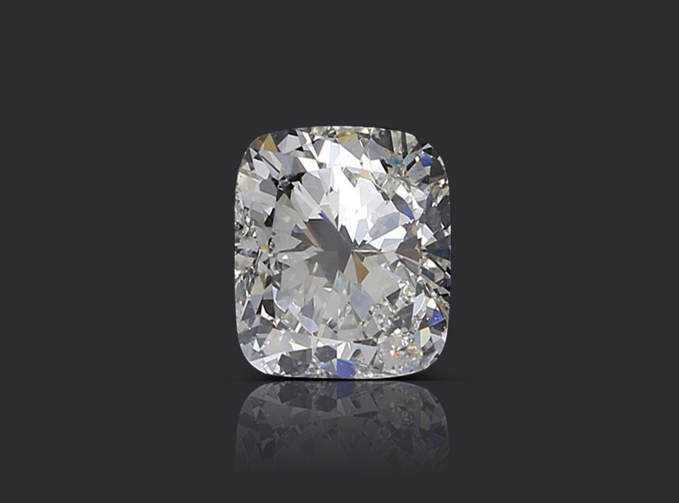 1.71 ct. Cushion Diamond H SI2 Faint GIA