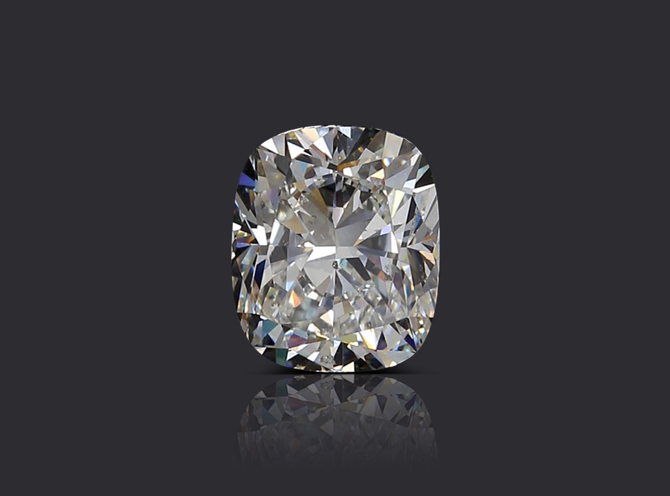 2.12 ct. Cushion Diamond H SI2 None GIA