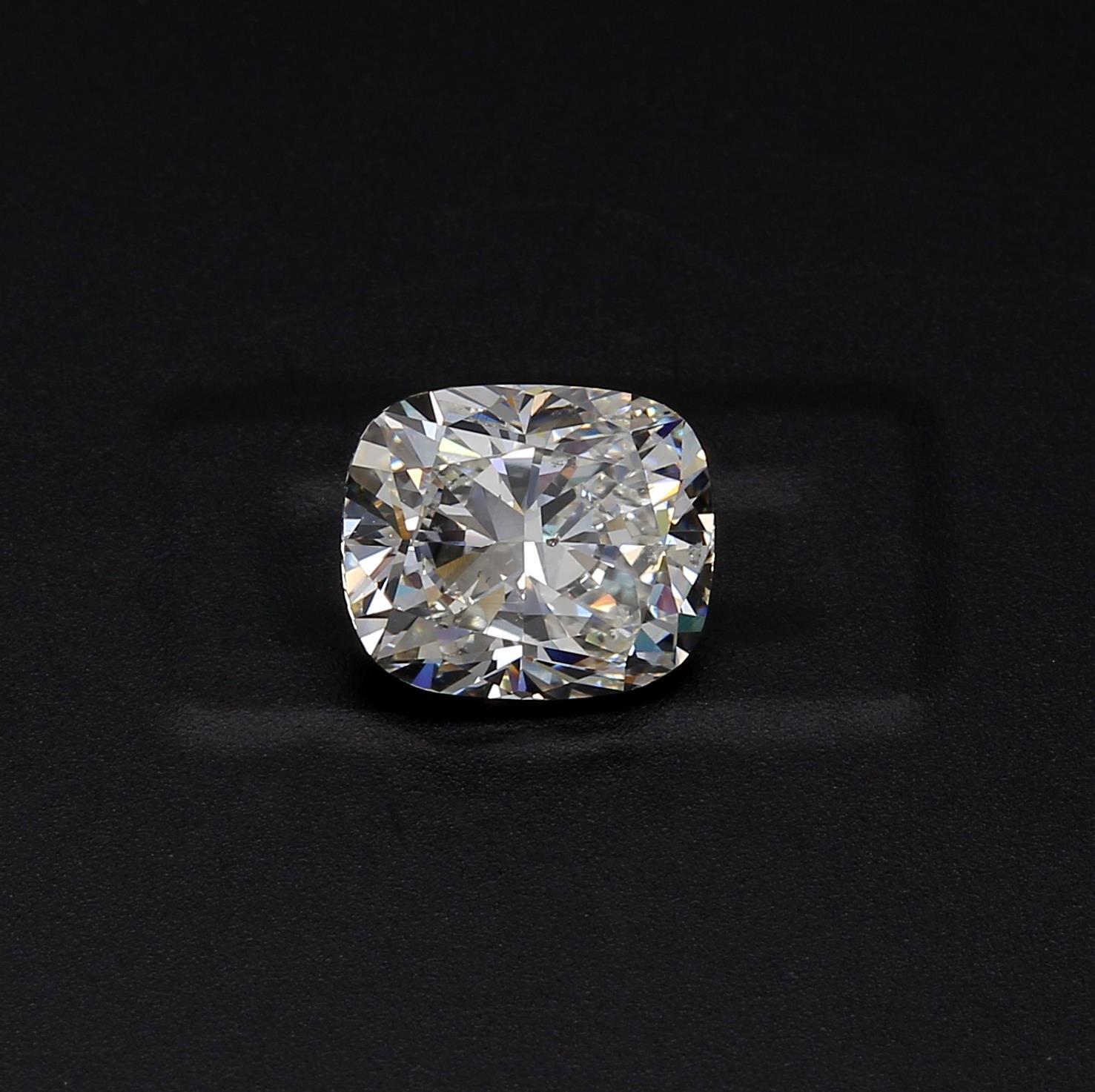 2.12 ct. Cushion Diamond H SI2 None GIA