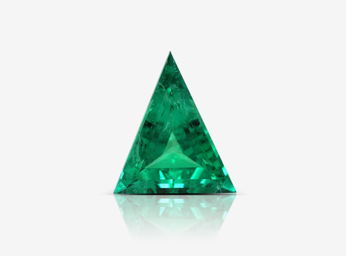 2.66 ct. Triangle Emerald GRS Insignificant