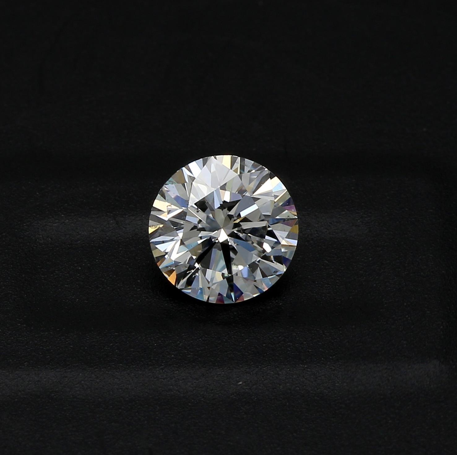 0.50 ct. Round Brilliant Diamond F SI2 VG None GIA