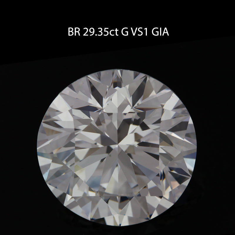 29.35 ct. Round Brilliant Diamond G VS1 EX None GIA