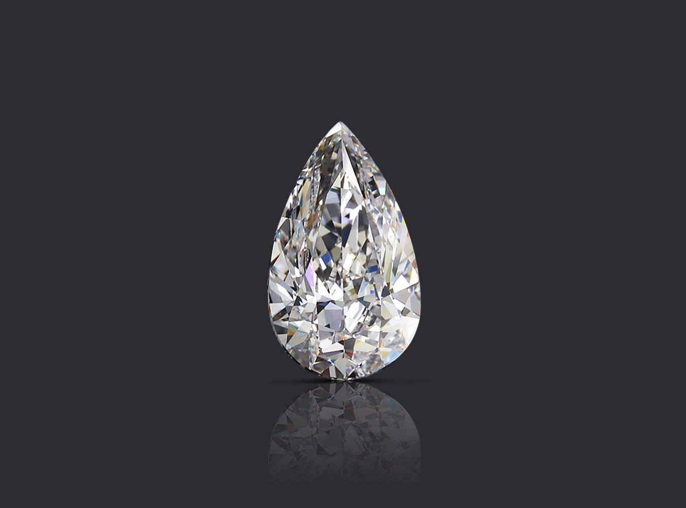 5.05 ct. Pear Shape Diamond D IF None GIA