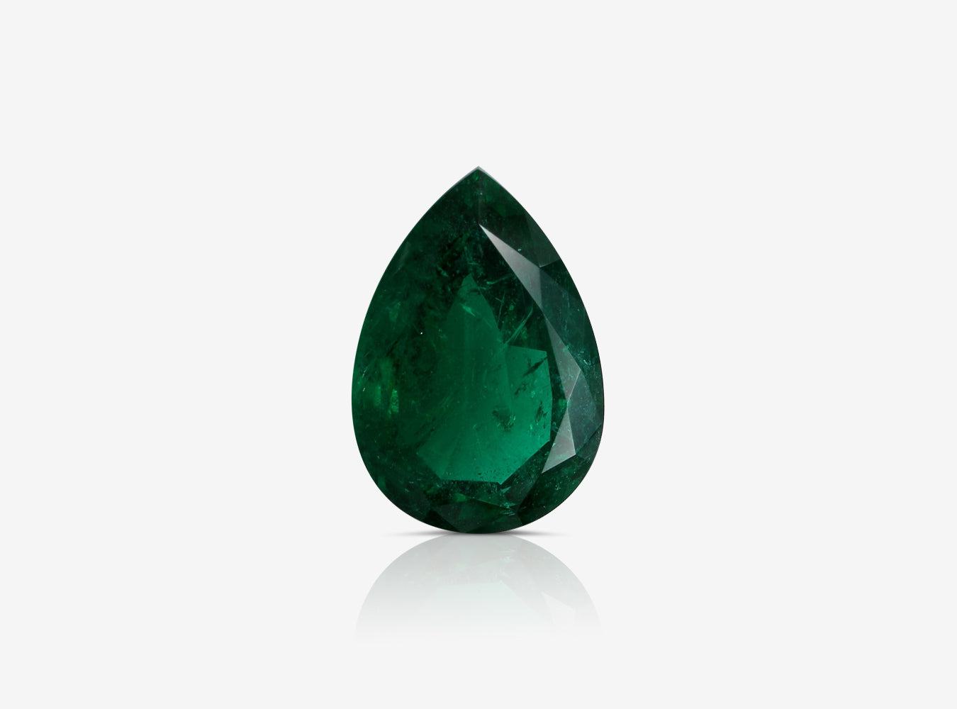 18.21 ct. Pear Shape Emerald AGL Minor