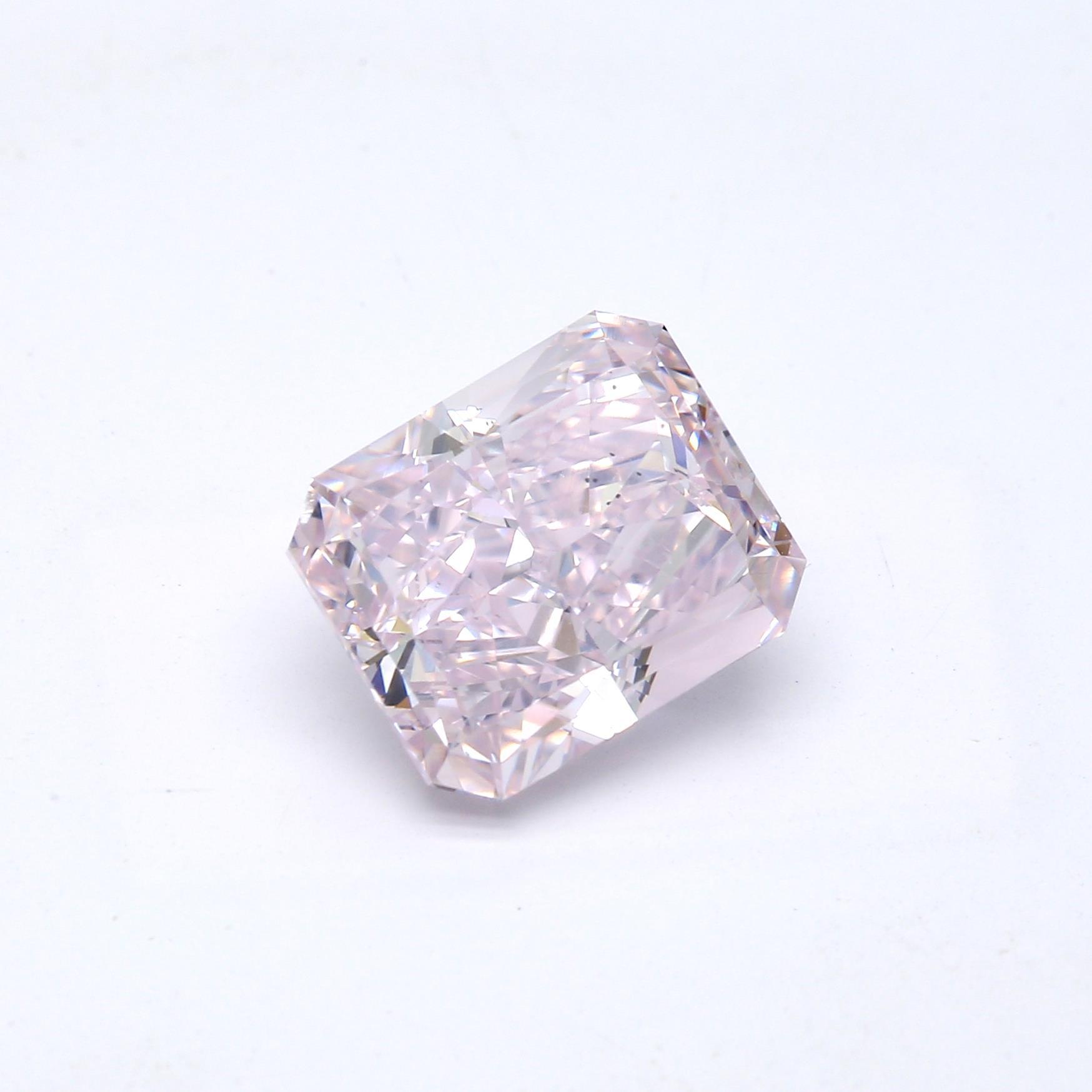 2.51 ct. Radiant Fancy Purple Pink SI1 None GIA