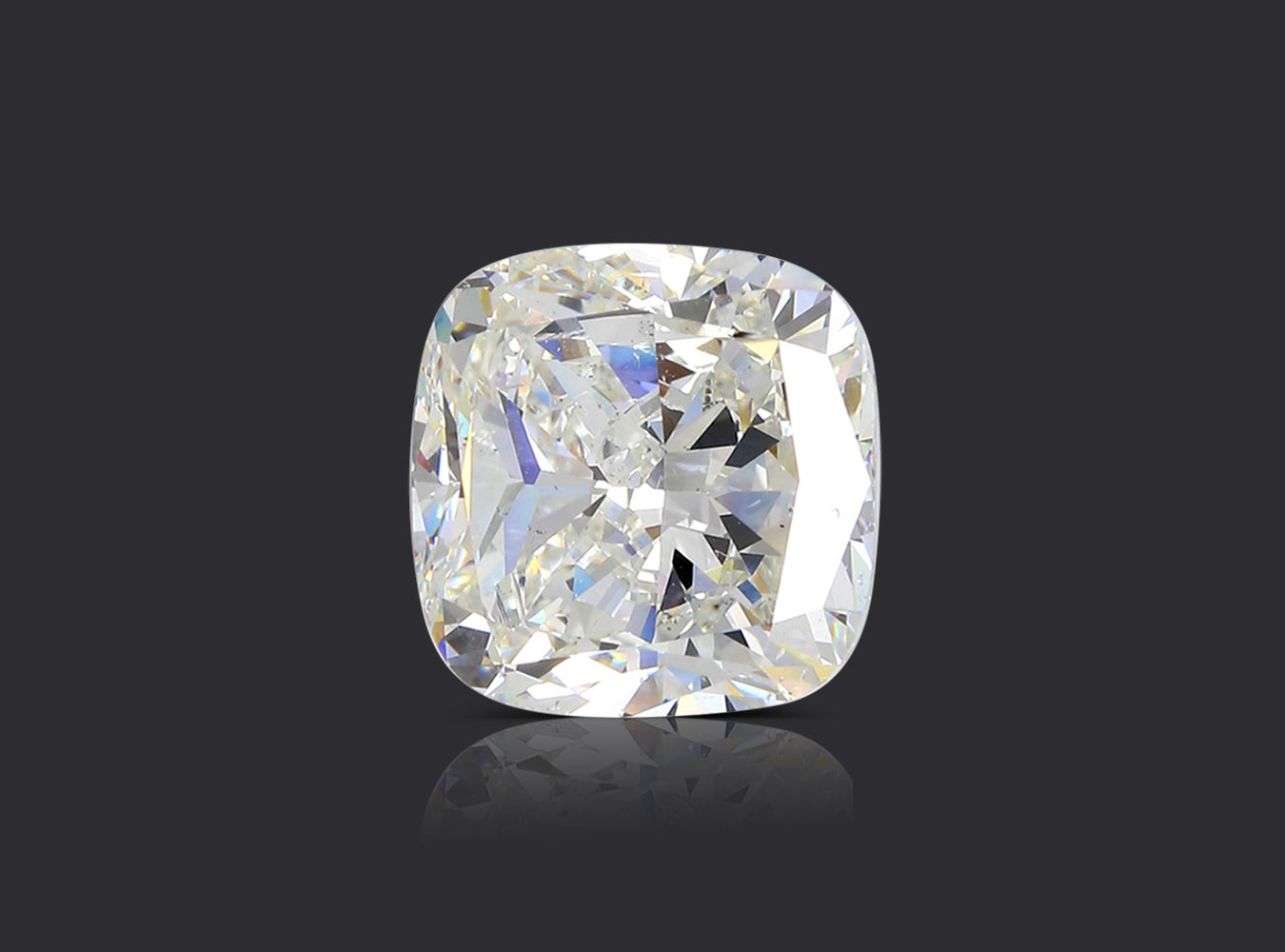 10.01 ct. Cushion Diamond J SI1 None GIA