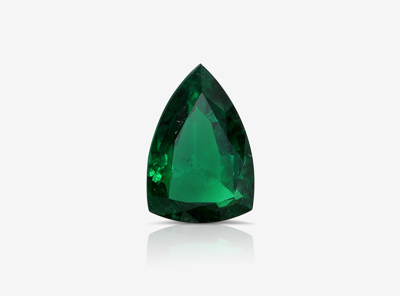 4.95 ct. Triangle Emerald GRS No Oil