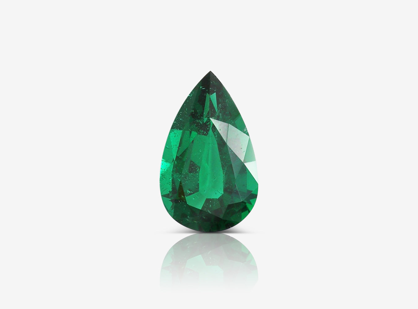 1.17 ct. Pear Shape Emerald ICA Insignificant