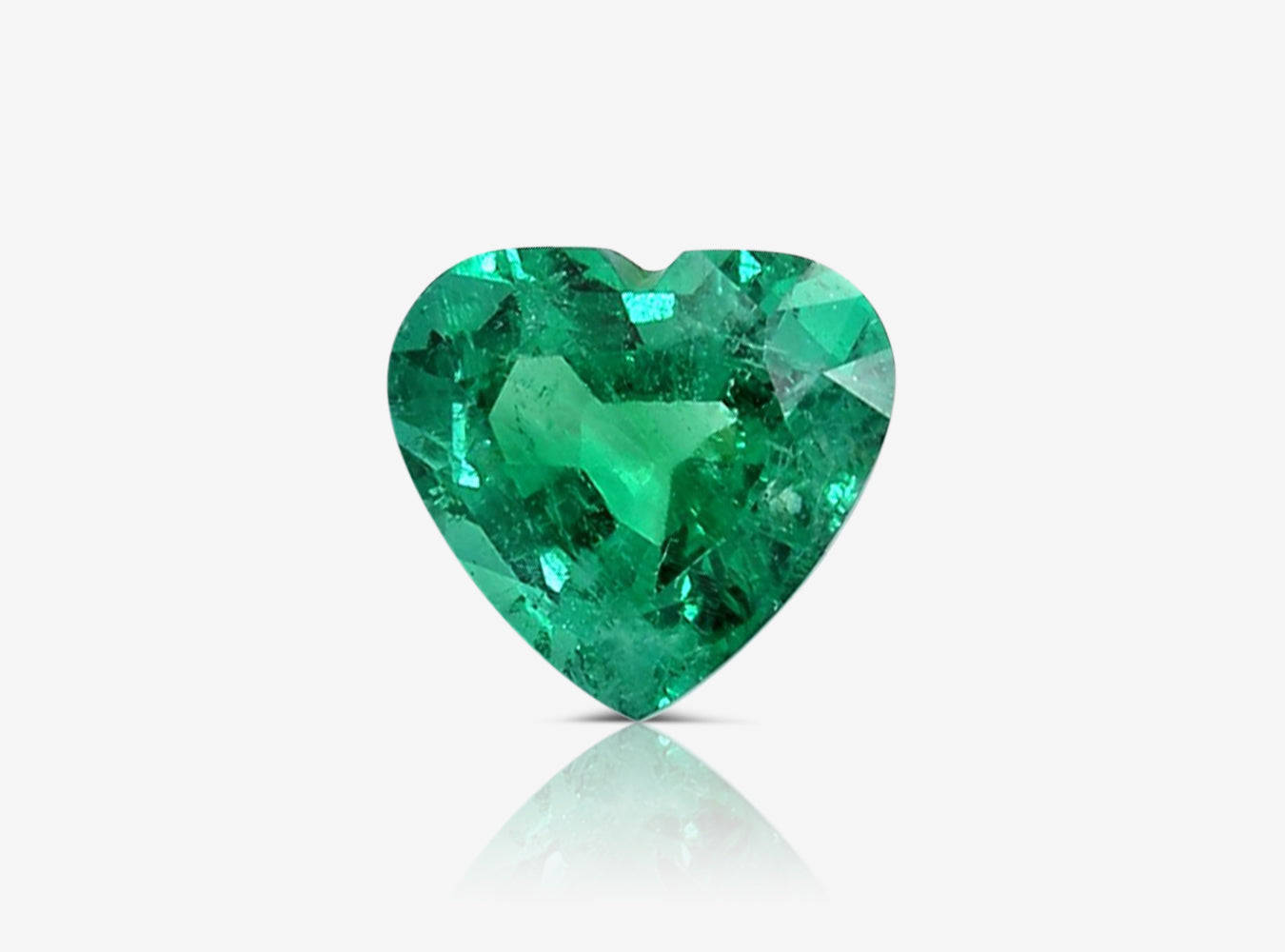 1.99 ct. Heart Shape Emerald GRS Insignificant