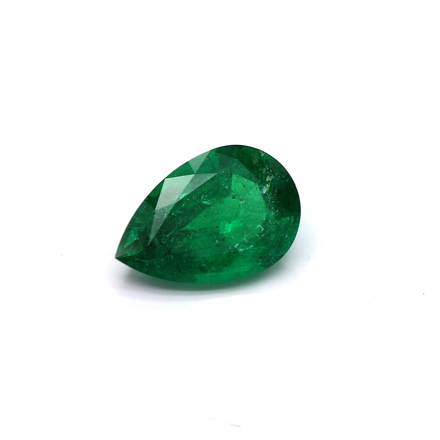 1.16 ct. Pear Shape Emerald ICA Minor