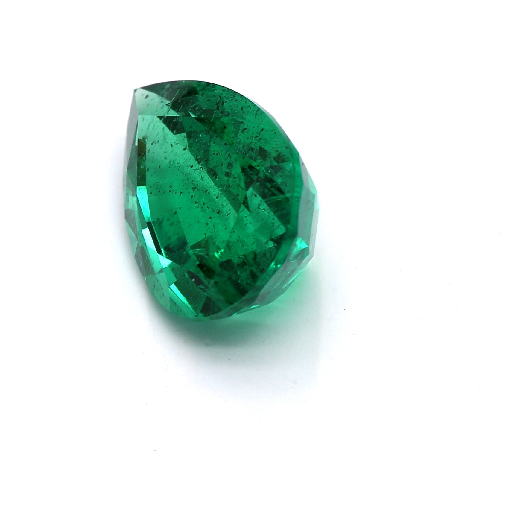 3.31 ct. Pear Shape Emerald ICA Insignificant