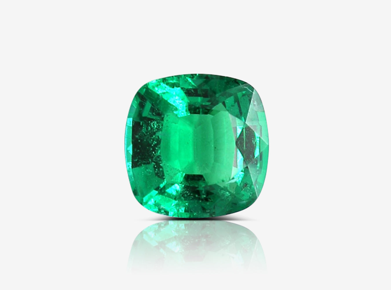 1.09 ct. Cushion Emerald GRS Insignificant