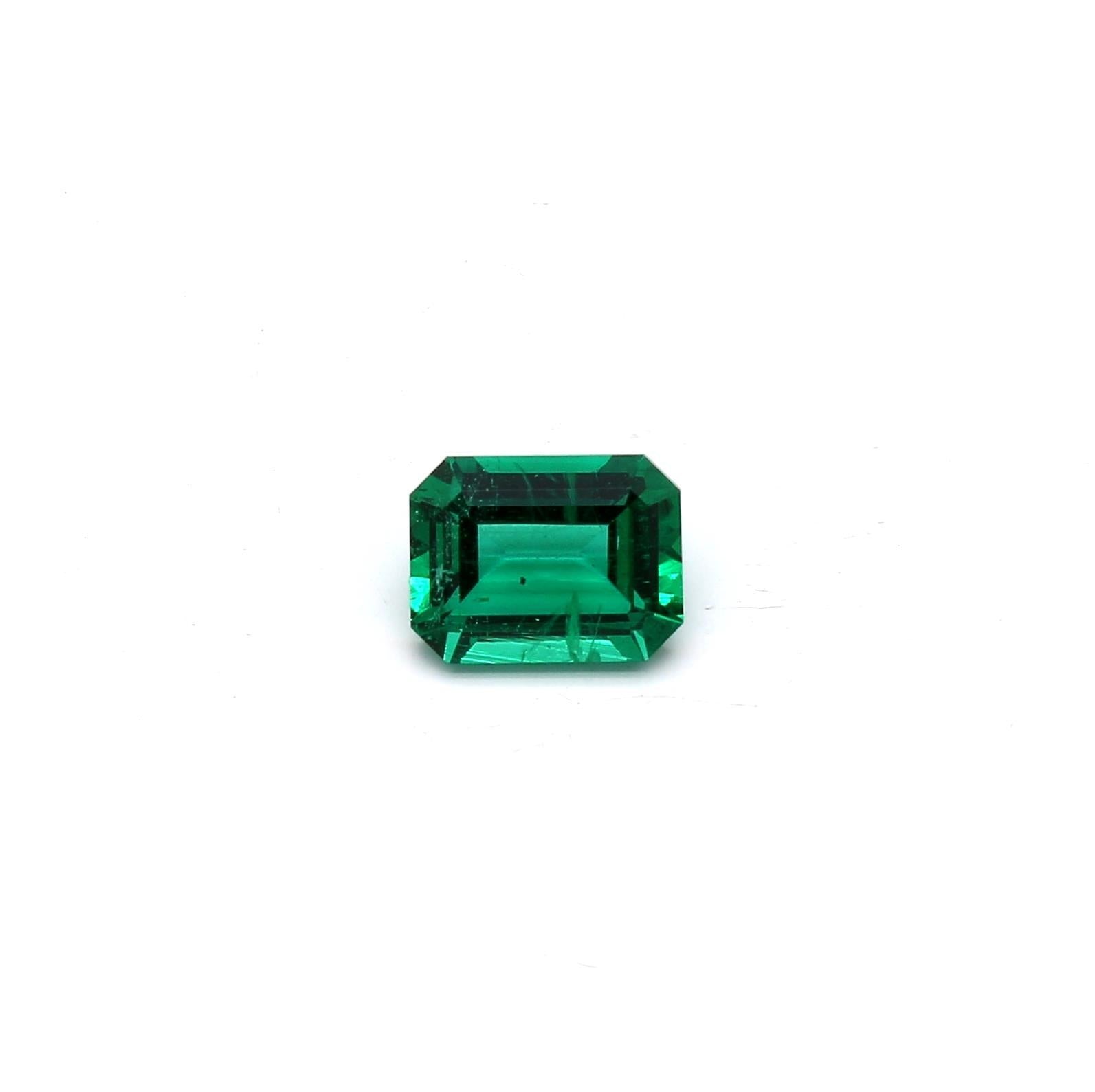 0.84 ct. Emerald GRS Insignificant