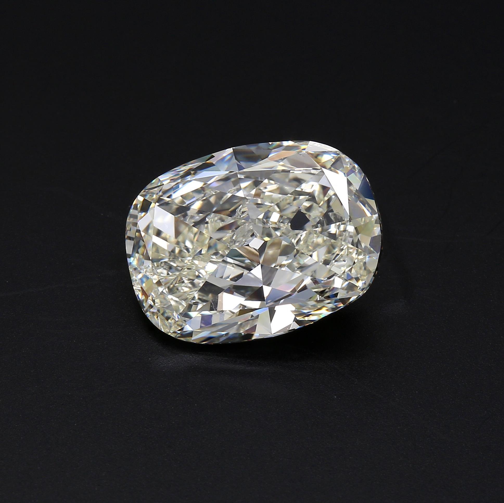 10.03 ct. Cushion Brilliant Diamond K VS2 None GIA