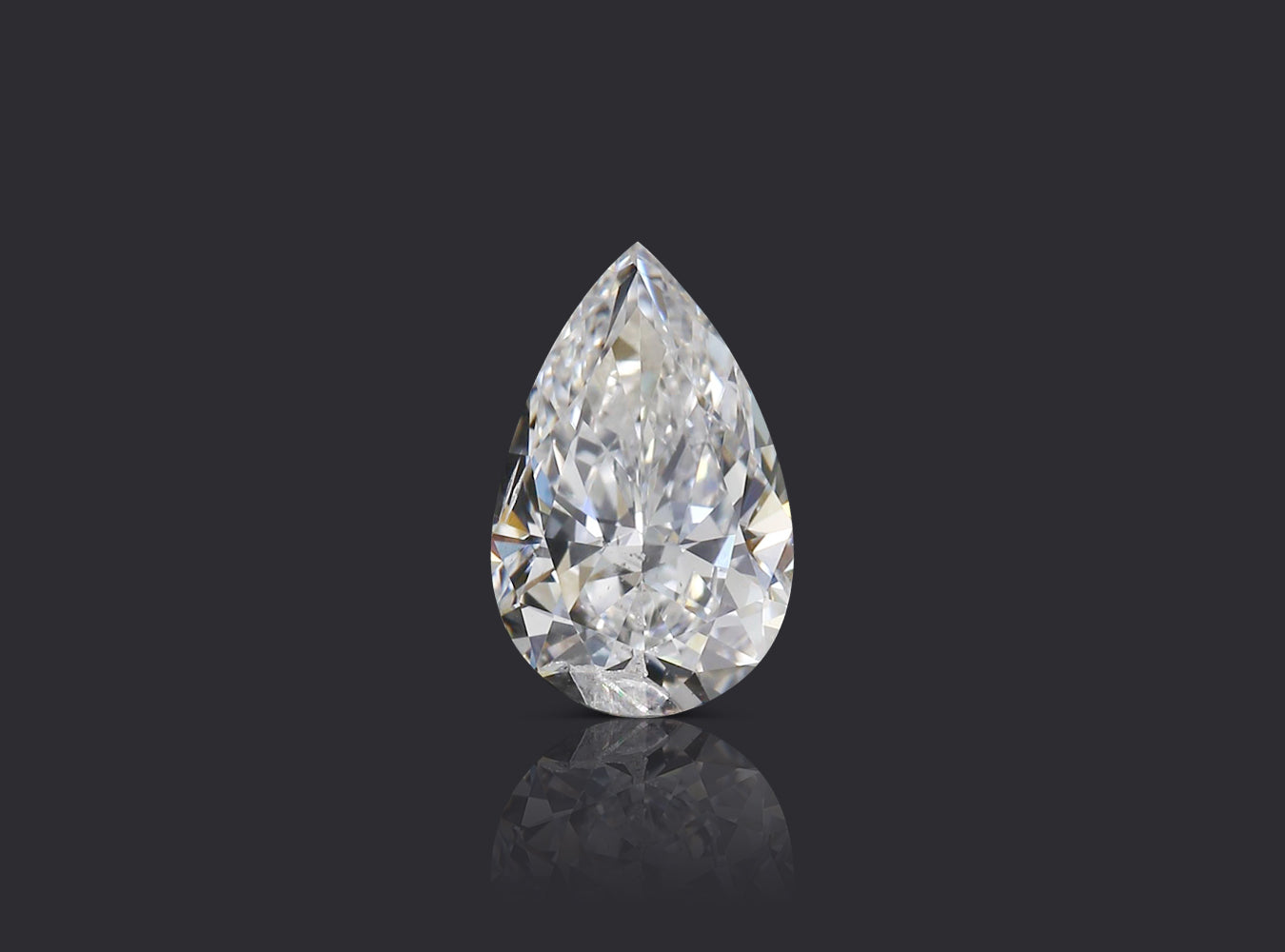 1.01 ct. Pear Shape Diamond E I1 None GIA