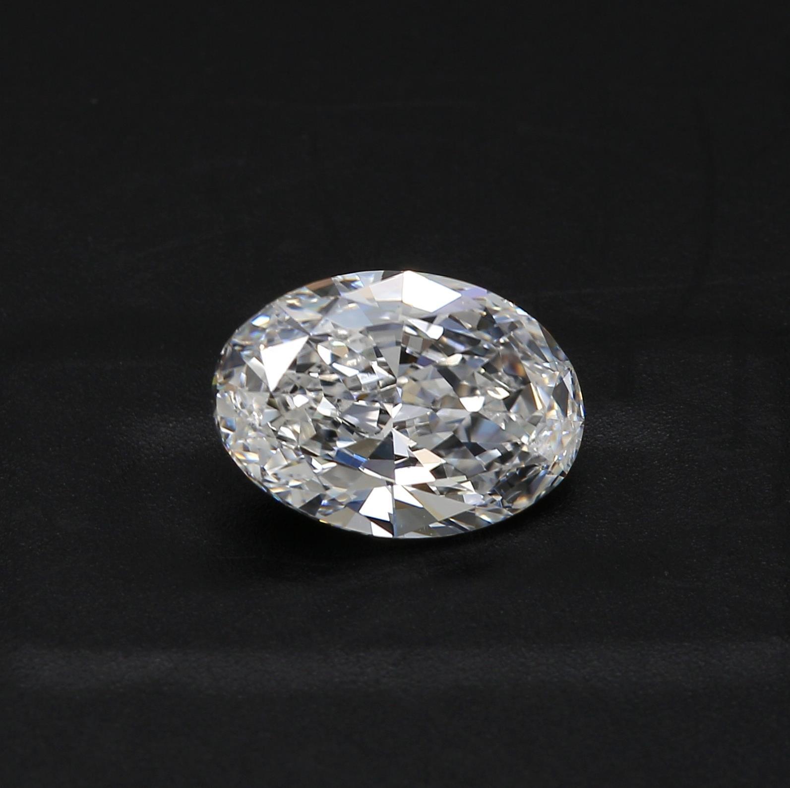 1.02 ct. Oval Diamond E SI1 None GIA