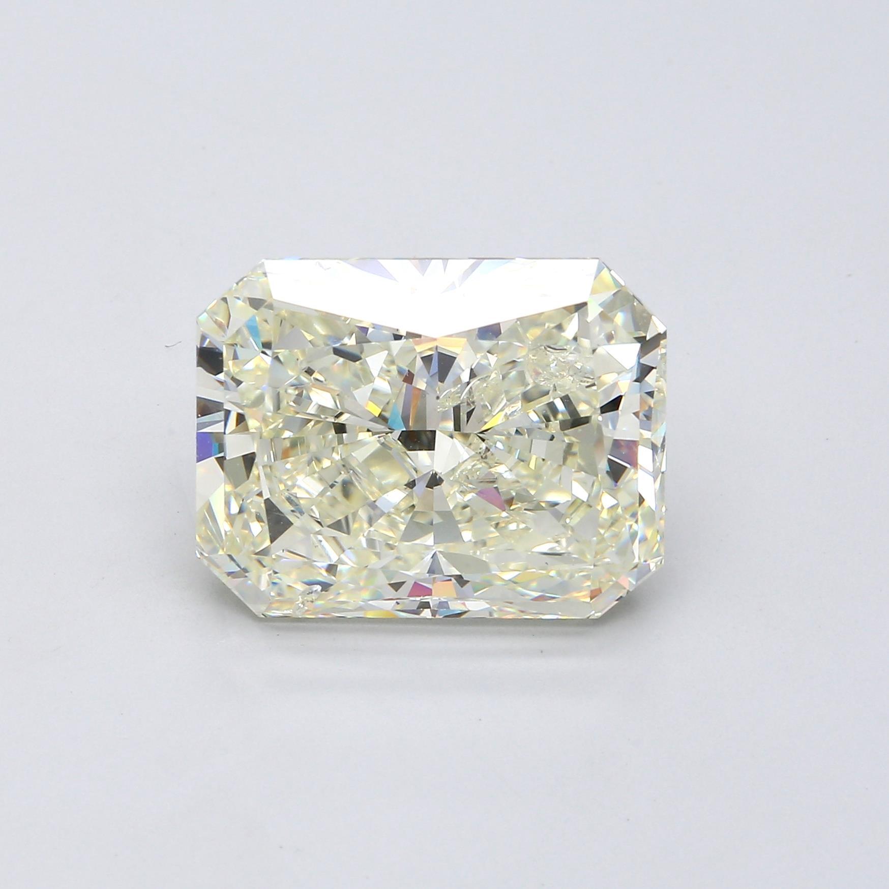 14.48 ct. Radiant Diamond L SI1 Faint GIA