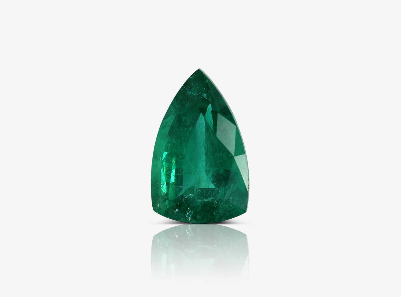 2.23 ct. Triangle Emerald ICA Moderate