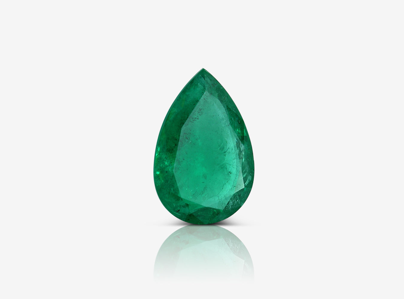 16.53 ct. Pear Shape Emerald GRS Minor