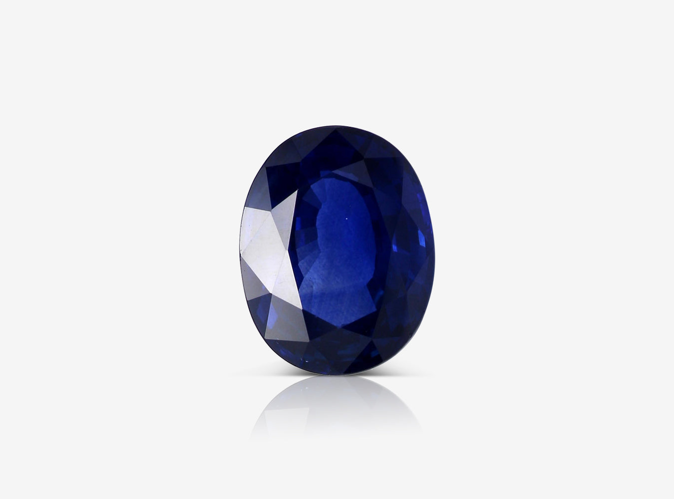 2.28 ct. Oval Sapphire GWLAB No Heat