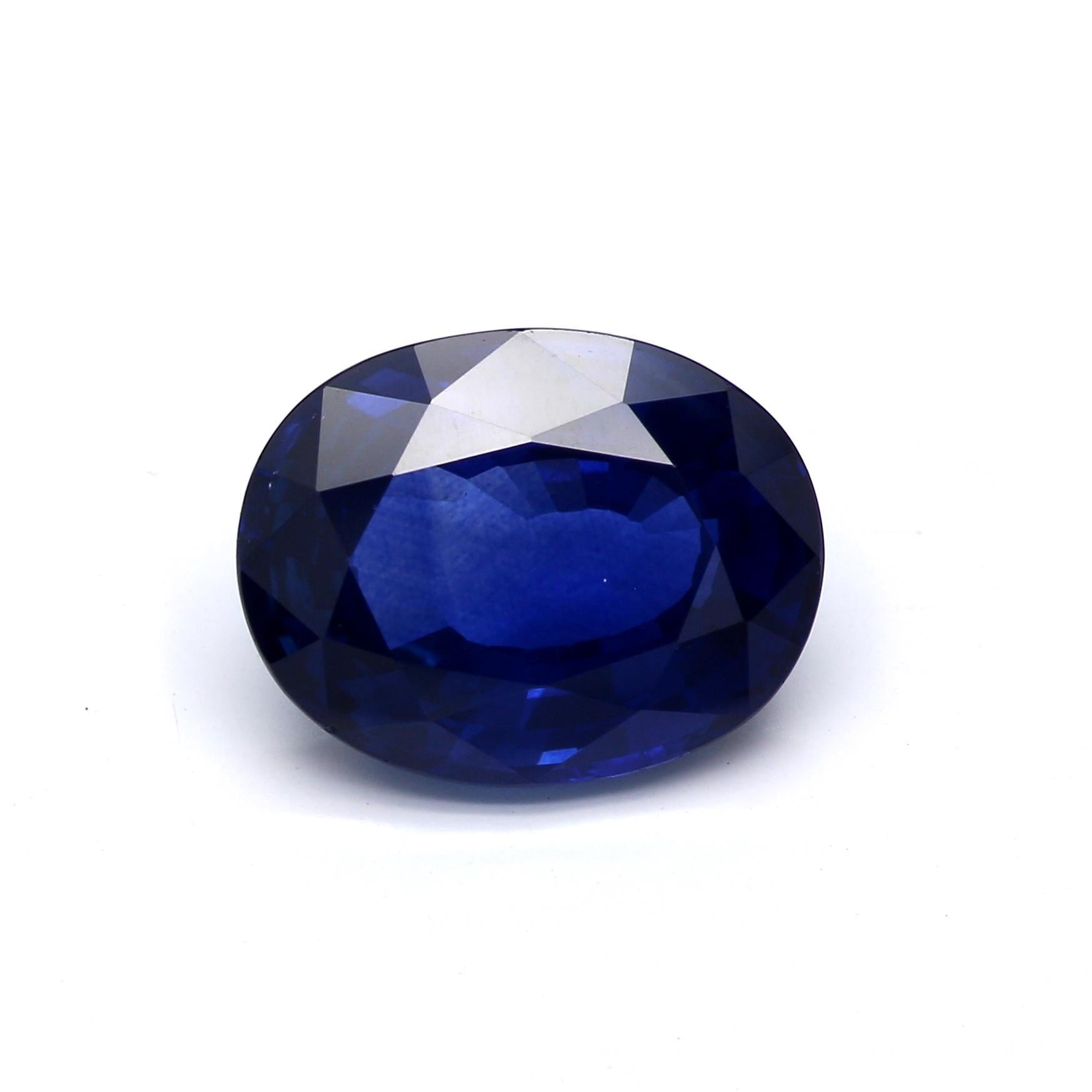 2.28 ct. Oval Sapphire GWLAB No Heat