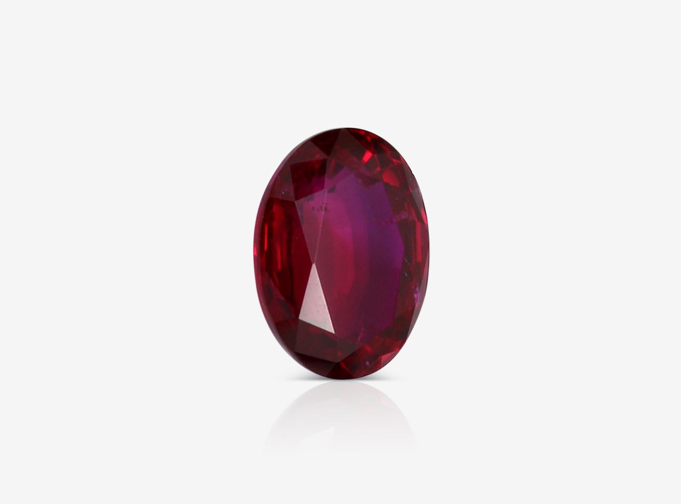 1.56 ct. Oval Ruby O GWLAB No Heat