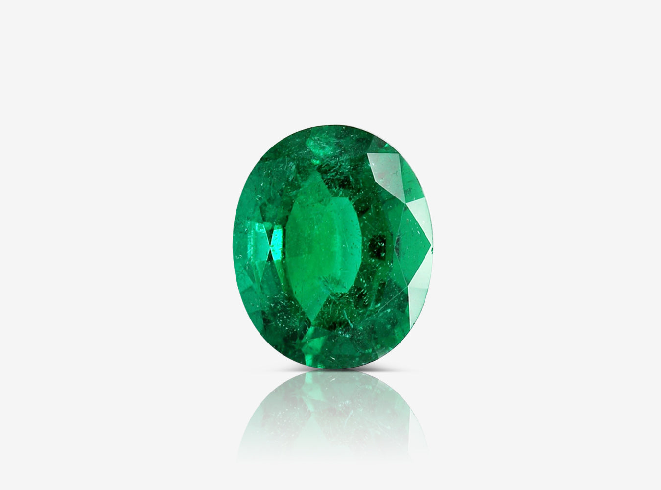 2.08 ct. Oval Emerald GRS Insignificant