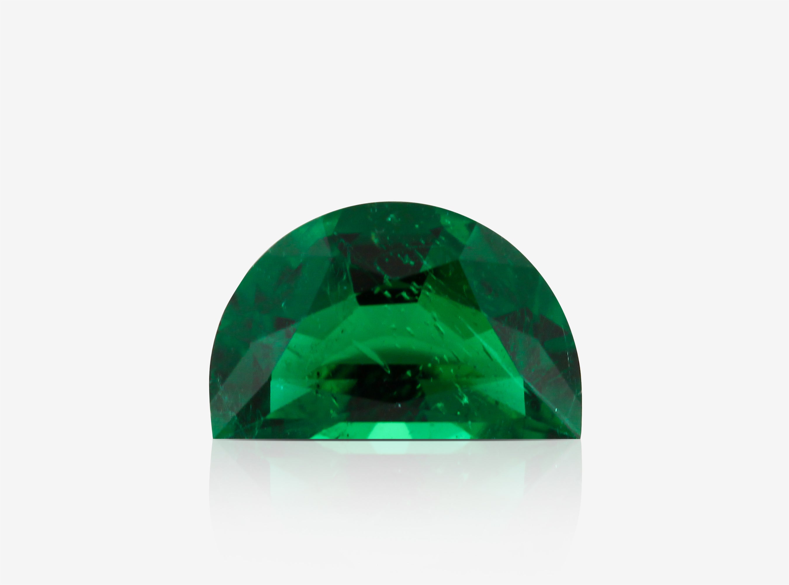 2.35 ct. Half Moon Emerald GRS Insignificant