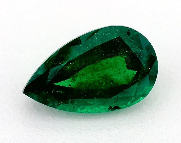 6.87 ct. Pear Shape Emerald GRS Minor