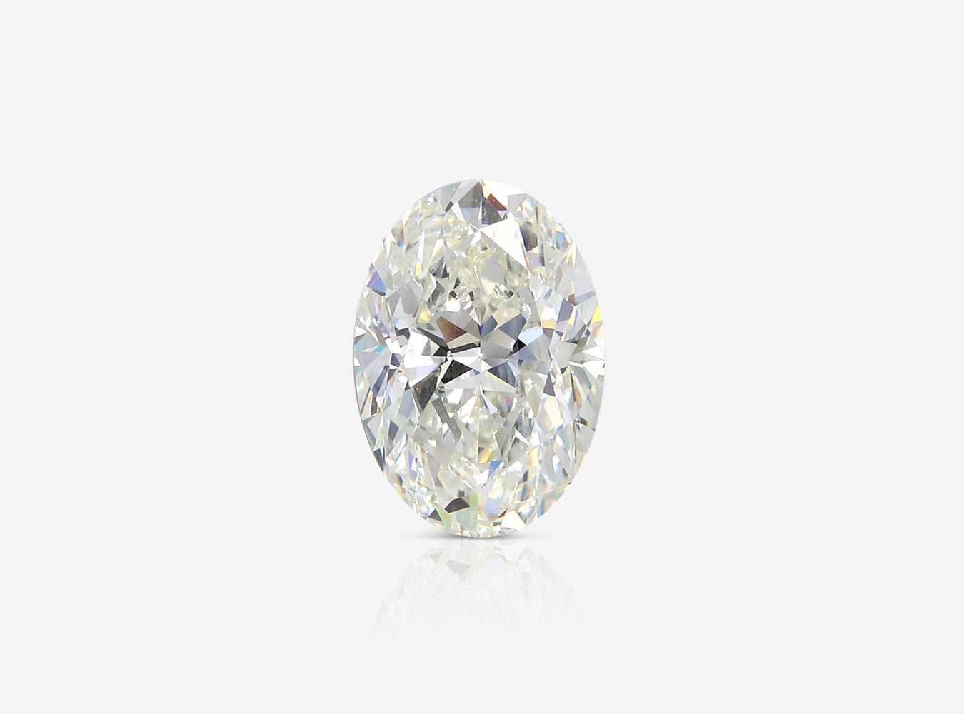 7.01 ct. Oval Diamond J SI2 None GIA