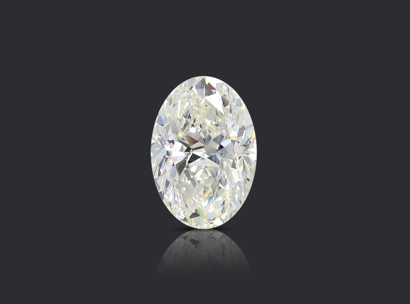 7.01 ct. Oval Diamond J SI2 None GIA